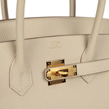 Hermes Birkin 35 Craie Togo Gold Hardware - Thumbnail View 7
