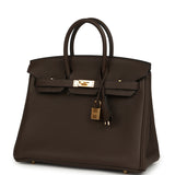 Hermes Birkin 25 Ecorce Togo Gold Hardware - Thumbnail View 5