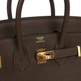 Hermes Birkin 25 Ecorce Togo Gold Hardware - Thumbnail View 7