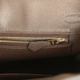 Hermes Birkin 25 Ecorce Togo Gold Hardware - Thumbnail View 9