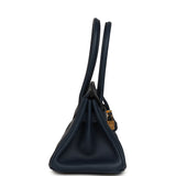 Hermes Shoulder Birkin Light 29 Bleu Abysse Evercolor Gold Hardware - Thumbnail View 3