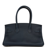 Hermes Shoulder Birkin Light 29 Bleu Abysse Evercolor Gold Hardware - Thumbnail View 4