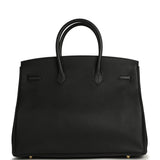 Pre-owned Hermes Birkin 35 Black Togo Gold Hardware - Thumbnail View 4
