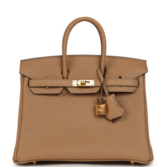 Hermes Birkin 25 Chai Togo Gold Hardware