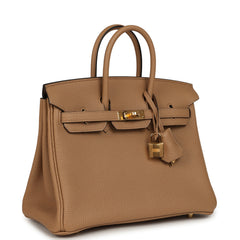 Hermes Birkin 25 Chai Togo Gold Hardware