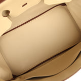 Pre-owned Hermes Birkin 35 Parchemin Togo Palladium Hardware - Thumbnail View 8
