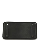 Pre-owned Hermes Birkin 30 Black Ostrich Palladium Hardware - Thumbnail View 6
