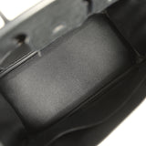 Pre-owned Hermes Birkin 30 Black Ostrich Palladium Hardware - Thumbnail View 8