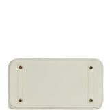 Pre-owned Hermès Birkin 30 White Clemence Gold Hardware - Thumbnail View 6