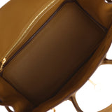 Hermes Birkin 25 Bronze D'ore Togo Gold Hardware - Thumbnail View 9