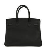 Pre-owned Hermes Birkin 30 Black Togo Gold Hardware - Thumbnail View 4