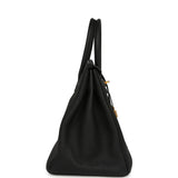 Pre-owned Hermes Birkin 35 Black Togo Gold Hardware - Thumbnail View 3