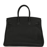 Pre-owned Hermes Birkin 35 Black Togo Gold Hardware - Thumbnail View 4