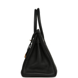 Pre-owned Hermes Birkin 30 Black Evercolor Gold Hardware - Thumbnail View 4