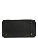 Pre-owned Hermes Birkin 30 Black Evercolor Gold Hardware - Thumbnail View 6