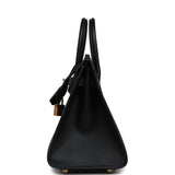 Hermes Birkin Sellier 25 Black Epsom Gold Hardware - Thumbnail View 4