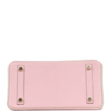 Hermes Special Order (HSS) Birkin 25 Rose Sakura, Nata Chevre Mysore Brushed Gold Hardware - Thumbnail View 6