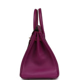 Pre-owned Hermes Special Order (HSS) Birkin 25 Anemone Verso Swift Rose Gold Hardware - Thumbnail View 3