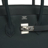 Hermes Birkin 35 Vert Rousseau Togo Palladium Hardware - Thumbnail View 7