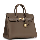 Hermes Birkin 25 Etoupe Togo Gold Hardware - Thumbnail View 2