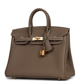 Hermes Birkin 25 Etoupe Togo Gold Hardware - Thumbnail View 5