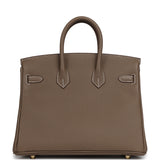 Hermes Birkin 25 Etoupe Togo Gold Hardware - Thumbnail View 4