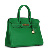 Hermes Birkin 30 Bambou Clemence Gold Hardware - Thumbnail View 2