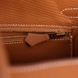 Pre-owned Hermes Birkin 25 Gold Togo Gold Hardware - Thumbnail View 8
