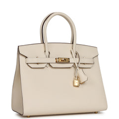 Hermes Birkin Sellier 30 Nata Epsom Gold Hardware