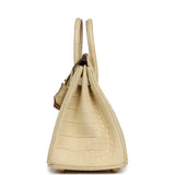Hermes Birkin 25 Vanille Matte Alligator Gold Hardware - Thumbnail View 3