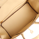 Hermes Birkin 25 Vanille Matte Alligator Gold Hardware - Thumbnail View 9