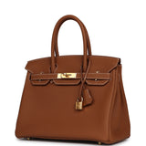 Hermes Birkin 30 Gold Togo Gold Hardware - Thumbnail View 5