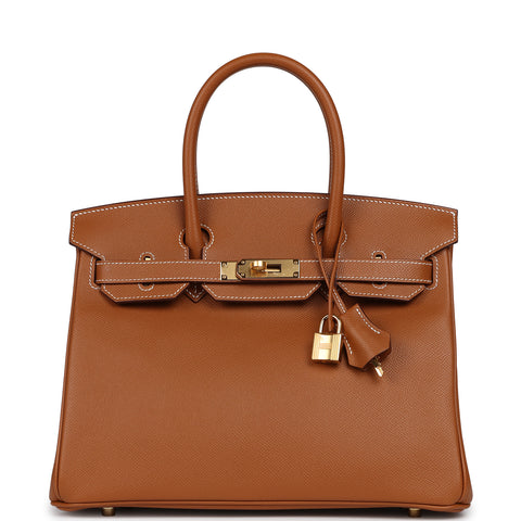 Hermes Birkin 30 Gold Epsom Gold Hardware