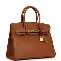 Hermes Birkin 30 Gold Epsom Gold Hardware