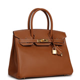 Hermes Birkin 30 Gold Epsom Gold Hardware - Thumbnail View 2