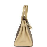 Pre-owned Hermes Special Order (HSS) Birkin 30 Gris Tourterelle, Etoupe, Parchemin Togo Palladium Hardware - Thumbnail View 3