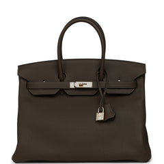 Hermes Birkin 35 Vert Loden Togo Permabrass Hardware