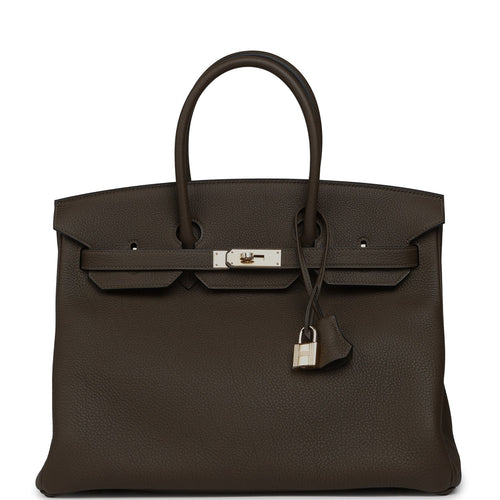 Hermes Birkin 35 Vert Loden Togo Permabrass Hardware