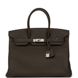 Hermes Birkin 35 Vert Loden Togo Permabrass Hardware - Thumbnail View 1