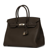 Hermes Birkin 35 Vert Loden Togo Permabrass Hardware - Thumbnail View 5