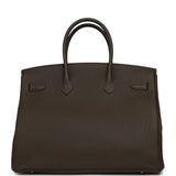 Hermes Birkin 35 Vert Loden Togo Permabrass Hardware - Thumbnail View 4