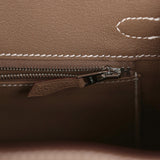Hermes Birkin 25 Etoupe Togo Palladium Hardware - Thumbnail View 8