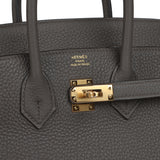 Hermes Birkin 25 Etain Togo Gold Hardware - Thumbnail View 7