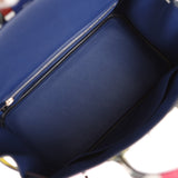 Hermes "One Two Three and Away We Go" Birkin 25 Multicolor Swift Palladium Hardware - Thumbnail View 10