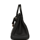 Hermes Birkin 25 Touch Black Togo, Shiny Niloticus Crocodile Touch Rose Gold Hardware - Thumbnail View 3