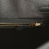 Hermes Birkin 25 Touch Black Togo, Shiny Niloticus Crocodile Touch Rose Gold Hardware - Thumbnail View 9
