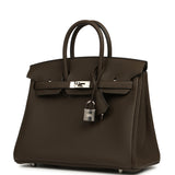 Hermes Birkin 25 Vert Loden Togo Palladium Hardware - Thumbnail View 5