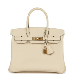 Hermes Birkin 30 Nata Epsom Gold Hardware