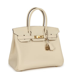 Hermes Birkin 30 Nata Epsom Gold Hardware