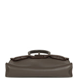 Pre-owned Hermes Micro Birkin 15 Etain Swift Palladium Hardware - Thumbnail View 6